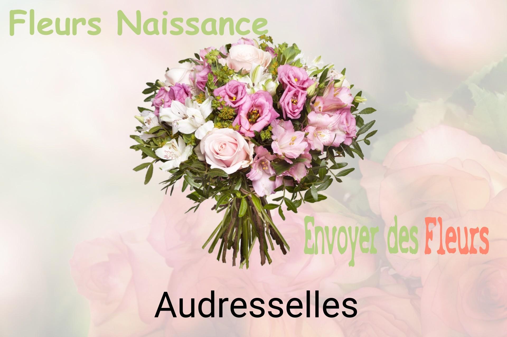 Bouquet de fleurs de naissance livré à Audresselles